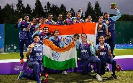 एशियन गेम्स  की शूटिंग में भारत की बेटियों  का डंका,   जीता पहला मेडल,  महिला क्रिकेट में बांग्लादेश को 114 रन से पछाड़ा