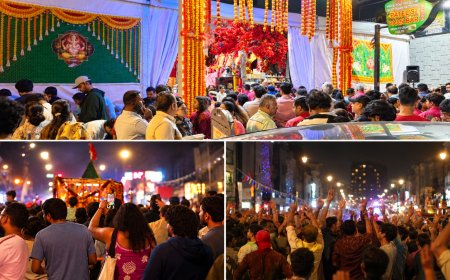 अमेरिका के शहरों में गूंजा ‘गणपति बप्पा मोरया’, जर्सी सिटी से कैलिफोर्निया-टैक्सस तक भारतीय संस्कृति का उत्सव