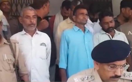 आगरा में खेत बना जुए का अड्डा, पुलिस का छापा; 20 जुआरी गिरफ्तार