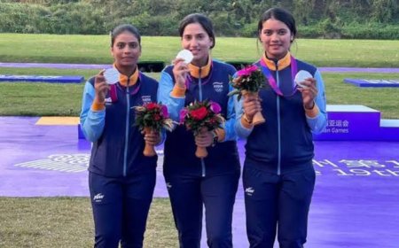 महिला स्कीट टीम को ने जीता ब्रान्ज,  स्कीट इवेंट में पहली बार एशियाई गेम्स का मेडल,  गुरुवार को 14 खेलों में पदक की उम्मीद