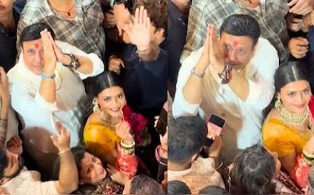 नई एक्ट्रेस के साथ लालबाग के राजा के दरबार में पहुंचे गोविंदा,  सुनीता ने नाम लिए बिना कसा तंज,  बोलीं- इंसानोंं से अधिक वफादार जानवर होते हैं