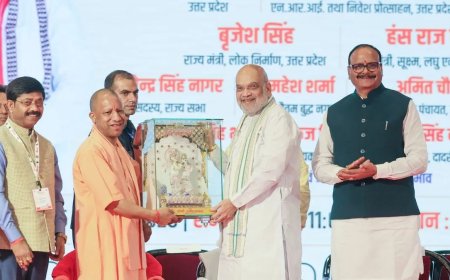 ग्रेटर नोएडा से ग्लोबल बाजार तक यूपी की दस्तक, शाह-योगी ने किया इंटरनेशनल ट्रेड शो का उद्घाटन, 2,400 से अधिक प्रदर्शक, 85 देशों से 550 से ज्यादा अंतरराष्ट्रीय खरीदारों की भागीदारी; ओडीओपी के साथ पहली बार वन डिस्ट्रिक्ट वन कुजीन पर भी जोर