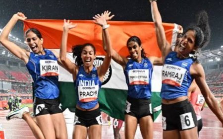 बेटियों ने फिर किया कमाल,  एशियन गेम्स में भारत को मिला छठा गोल्ड,  धाविका विध्या रामराज को दूसरा मेडल