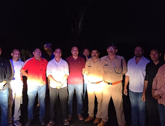 फतेहाबाद में लूट गैंग से पुलिस की मुठभेड़, एक बदमाश के पैर में लगी गोली, दो गिरफ्तार