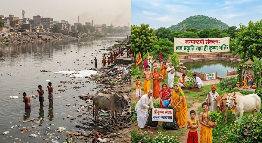 क्या इस जन्माष्टमी हम कृष्ण को केवल याद ही नहीं, बल्कि उनकी प्रिय यमुना को बचाने का संकल्प भी ले सकते हैं?