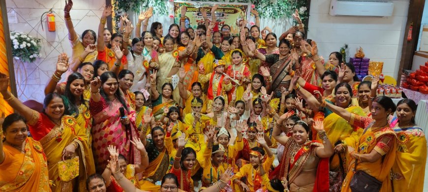 कृष्ण भक्ति में रंगा आगरा, नंदोत्सव से लेकर चित्रकला तक दिखी ब्रज संस्कृति की मनोहारी छटा