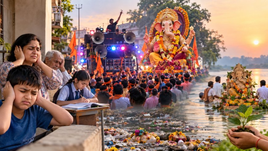 जब आस्था शोर बन जाए: त्योहारों के प्रदूषण का बढ़ता खतरा