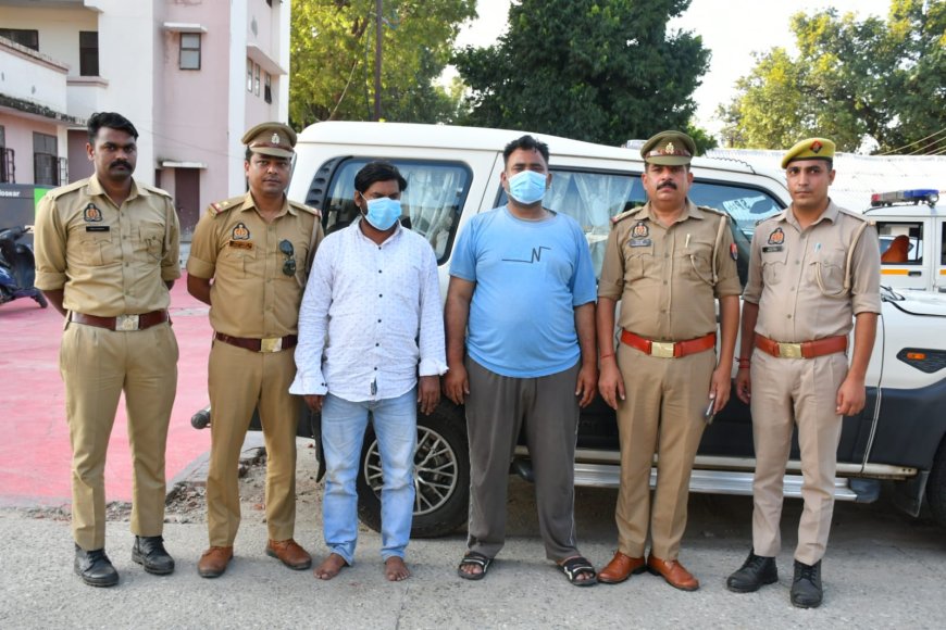 बदायूं में 79 लाख और जेवर उड़ाए, फिर कार का शीशा तोड़ रची चोरी की कहानी; चालक समेत दो गिरफ्तार