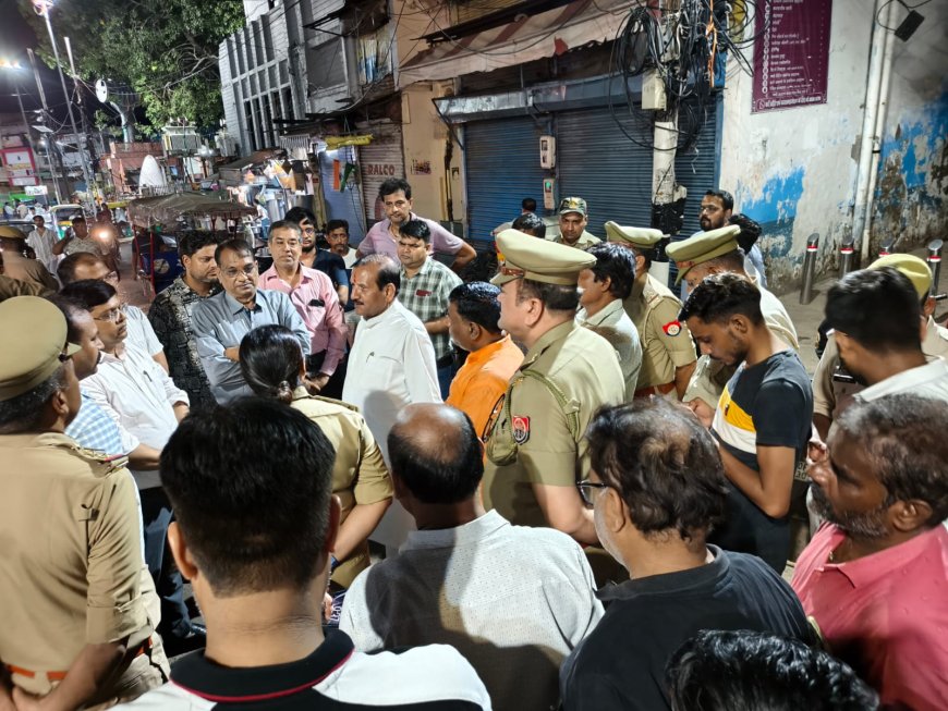 विधायक पुरुषोत्तम खंडेलवाल ने अधिकारियों संग किया राम बरात मार्ग का निरीक्षण, गड्ढे-लटकते तार और अतिक्रमण मिला, सभी व्यवस्थाएं दुरुस्त करने के निर्देश