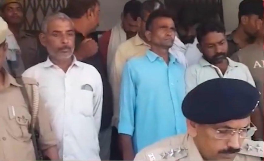 आगरा में खेत बना जुए का अड्डा, पुलिस का छापा; 20 जुआरी गिरफ्तार