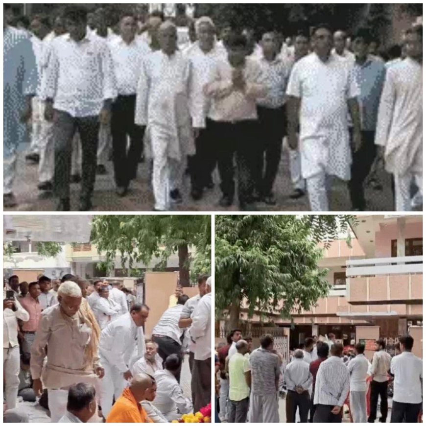 हजारों नम आंखों के बीच अंतिम सफर पर निकले छोटेलाल वर्मा, पैतृक गांव में होगा अंतिम संस्कार