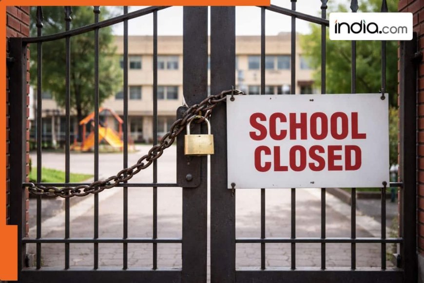 आगरा में भारी बारिश का अलर्ट, आज सभी स्कूल बंद, कक्षा 12 तक शिक्षण कार्य स्थगित