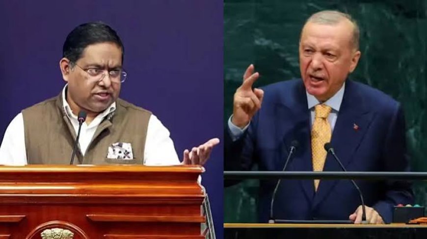 यूएनजीए में कश्मीर पर तुर्किए की टिप्पणी को भारत ने किया खारिज, दिया ये दो टूक जवाब.  कश्मीर भारत का अभिन्न अंग