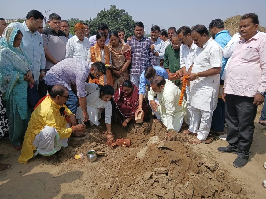 गुरु रविदास जयंती पर आगरा में गूंजेगा समरसता का संदेश, तीन दिवसीय महोत्सव का हुआ  भूमि पूजन