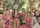 ‘राम नाम की मेहंदी लगाकर घूंघट में शरमाऊंगी…’ भजनों पर देर रात तक झूमीं सखियां