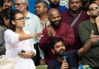 नेहा बोरा की प्रेस कांफ्रेंस में हंगामा,  बंद करो, दफा हो जाओ के लगे नारे,  नेहा बोरा का ऐलान,  ये आंदोलन नहीं रुकेगा