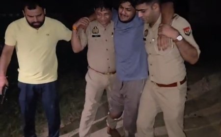 दिल्ली-मेरठ एक्सप्रेसवे पर बस फायरिंग के दो आरोपी मुठभेड़ के बाद गिरफ्तार, एक के पैर में लगी गोली