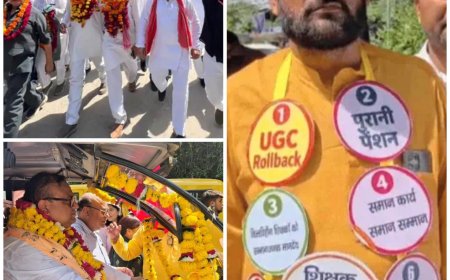 तांगे से लेकर ई-रिक्शा तक, आगरा एमएलसी नामांकन में प्रत्याशियों ने दिखाया अलग अंदाज