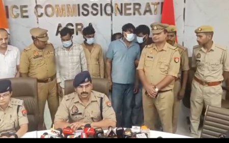 आगरा में व्यापारी की दो कुंतल चांदी में से 48 किलो चांदी की लूट का खुलासा, पूर्व बस ड्राइवर समेत पांच गिरफ्तार, 16 किलो चांदी और कार बरामद