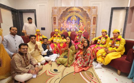 राजा दशरथ के आंगन में पधारे राम-जानकी, मंगल गीतों और भक्ति से गूंज उठा घर