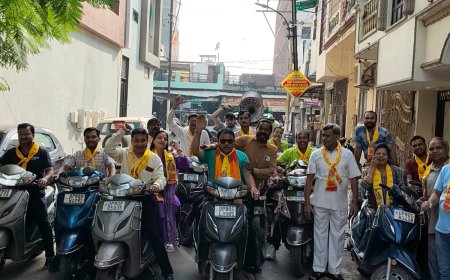 अग्रसेन जयंती पर बल्केश्वर में विशाल एकता महायज्ञ, आमंत्रण यात्रा निकाल अग्रबंधुओं को दिया न्योता