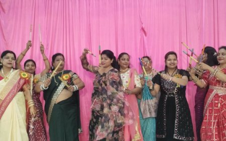 महाराजा अग्रसेन जयंती महोत्सव में डांडिया की धूम, बच्चों और मम्मियों ने बिखेरे हुनर के रंग