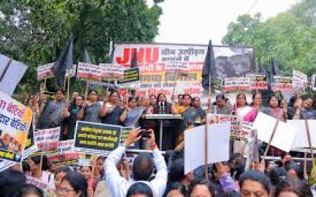जेएनयू प्रोफेसर व कांग्रेस सांसद पर यौन उत्पीड़न के गंभीर आरोप,  एफआईआर दर्ज, भाजपा का प्रदर्शन