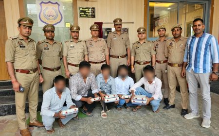 डॉक्टर के क्लीनिक पर लूट करने वाले गैंग का पर्दाफाश, पांच आरोपी गिरफ्तार