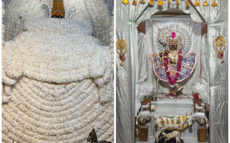 शरद पूर्णिमा पर खाटू श्याम बाबा का रजत श्रृंगार तो प्रेमनिधि मंदिर में सजा महारास दरबार