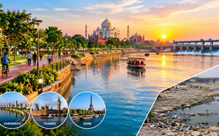 साबरमती से लेकर टेम्स और सीन तक, दुनिया ने नदियों को संवारा- यमुना के लिए आगरा कब जागेगा?