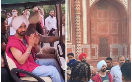 ताज की खूबसूरती पर अभिनेता दिलजीत दोसांझ फिदा, एक झलक को बेताब रहे फैंस