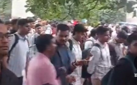 पीईटी परीक्षा में गणित और जीके ने उलझाया, शहर की सड़कों पर लगा जाम