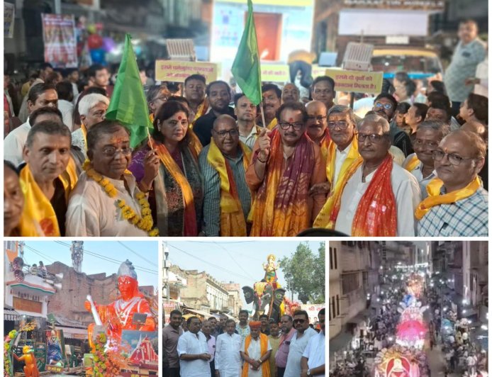 ऐरावत पर श्रीराम, सड़कों पर आस्था का सैलाब, 168 सवारियों संग शुरू हुई ऐतिहासिक राम बारात