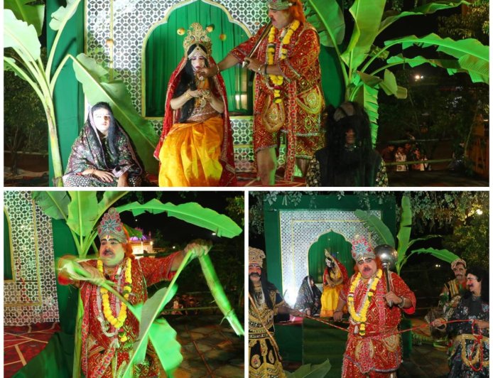 धू-धू कर जली तीन मंजिला स्वर्ण लंका, गूंजा ‘जय श्रीराम’ का जयघोष