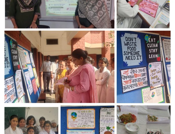 खाद्य अपव्यय रोकने और पौष्टिक आहार अपनाने का संदेश, डीईआई में विद्यार्थियों ने दिखाई रचनात्मकता