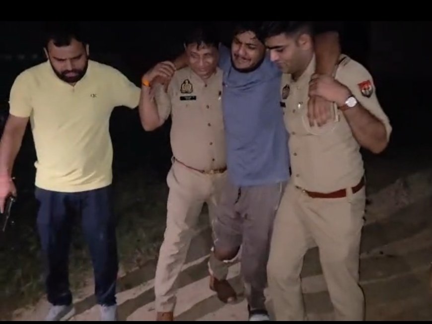 दिल्ली-मेरठ एक्सप्रेसवे पर बस फायरिंग के दो आरोपी मुठभेड़ के बाद गिरफ्तार, एक के पैर में लगी गोली