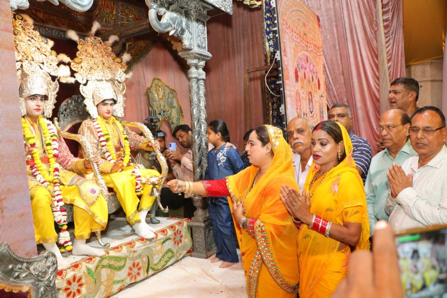 शिव धनुष टूटा तो गूंज उठा रामलीला मैदान, जयघोष के बीच सिया ने पहनाई रघुवीर को जयमाला