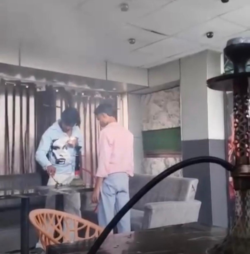 आगरा में हुक्का बार पर बड़ी कार्रवाई, स्काई अड्डा कैफे का संचालक गिरफ्तार