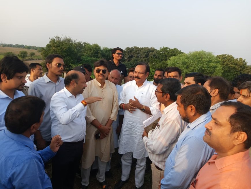 बटेश्वर स्टेशन का होगा कायाकल्प, डी से बी श्रेणी में अपग्रेड, सांसद राजकुमार चाहर ने परखी विकास की रफ्तार