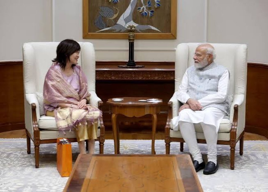 जापान के पूर्व पीएम शिंजो आबे की पत्नी से मिले पीएम मोदी,   बोले शिंजो मेरे प्रिय मित्र और दूरदर्शी नेता,  भारत के साथ संबंधों को नई ऊंचाइयां दीं