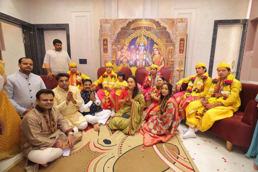 राजा दशरथ के आंगन में पधारे राम-जानकी, मंगल गीतों और भक्ति से गूंज उठा घर
