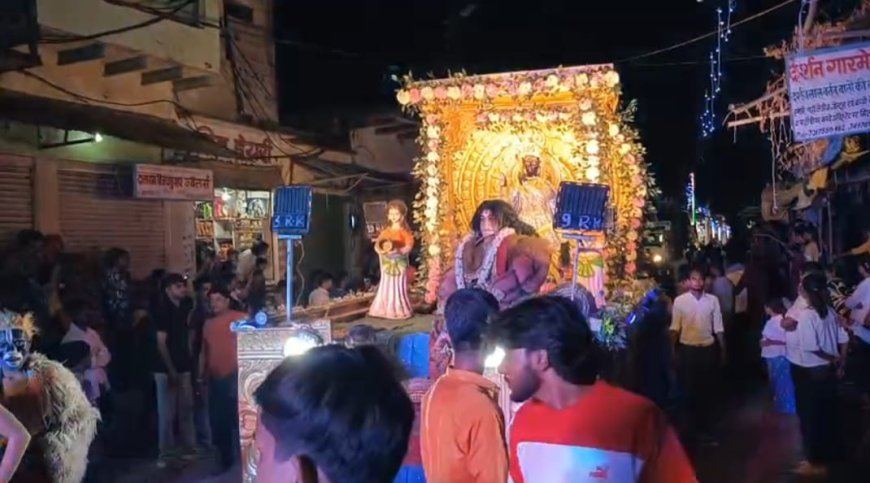 40 से अधिक झांकियों के साथ निकली पिनाहट की राम बरात, दुल्हन की तरह सजा कस्बा, अयोध्या राम मंदिर और देशभक्ति की झांकियों ने खींचा ध्यान