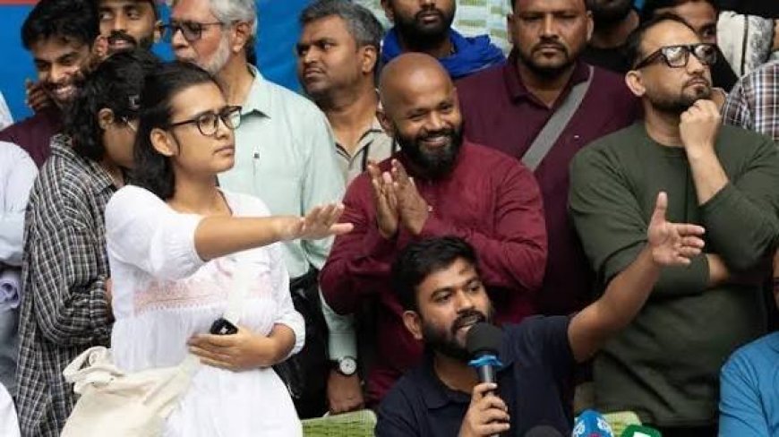नेहा बोरा की प्रेस कांफ्रेंस में हंगामा,  बंद करो, दफा हो जाओ के लगे नारे,  नेहा बोरा का ऐलान,  ये आंदोलन नहीं रुकेगा