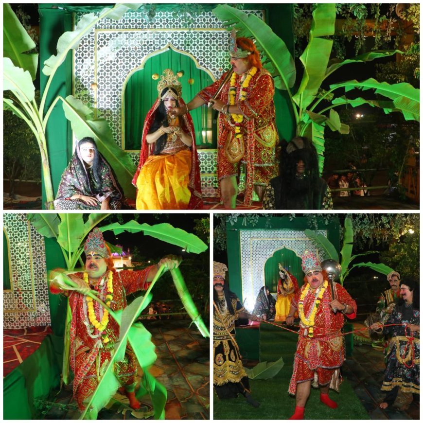 धू-धू कर जली तीन मंजिला स्वर्ण लंका, गूंजा ‘जय श्रीराम’ का जयघोष