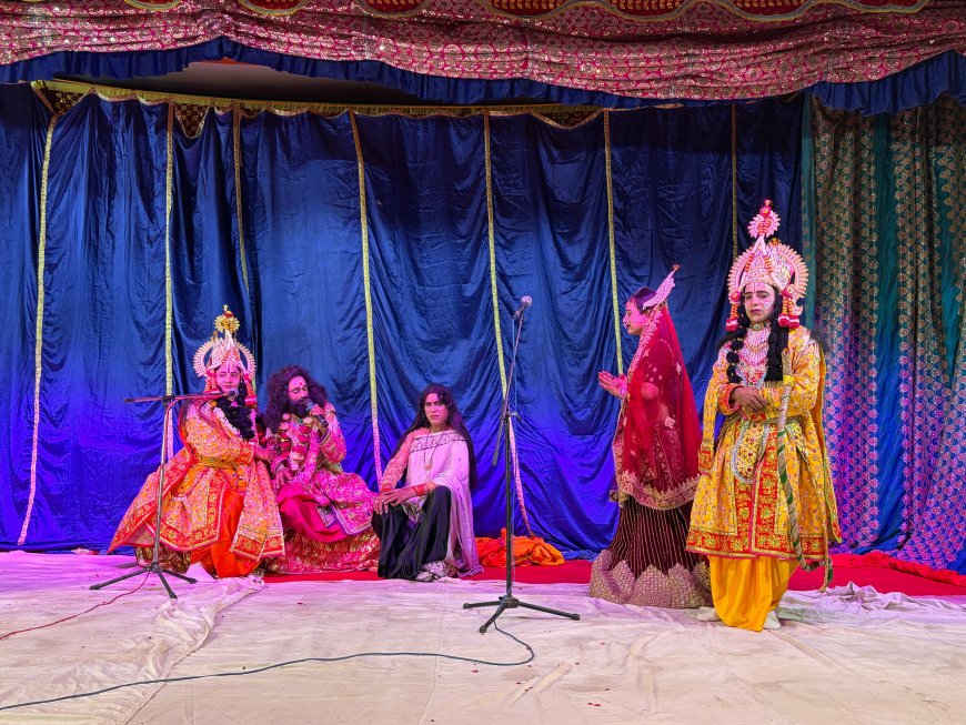 राम के त्याग, सीता के पतिव्रत और केवट की निष्काम भक्ति ने मोहा मन, भावविभोर हुए श्रद्धालु