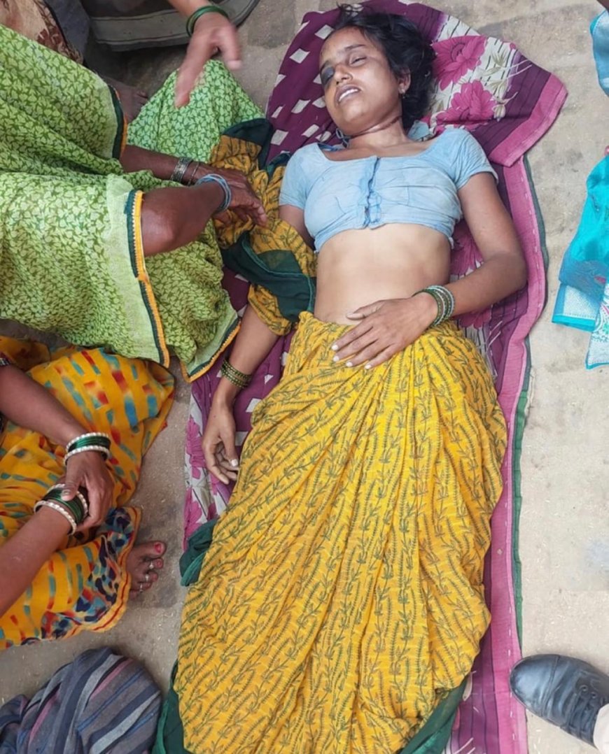 आगरा में पत्नी की हत्या कर पति फरार, पहले बेरहमी से पीटा फिर रस्सी से घोंटा गला