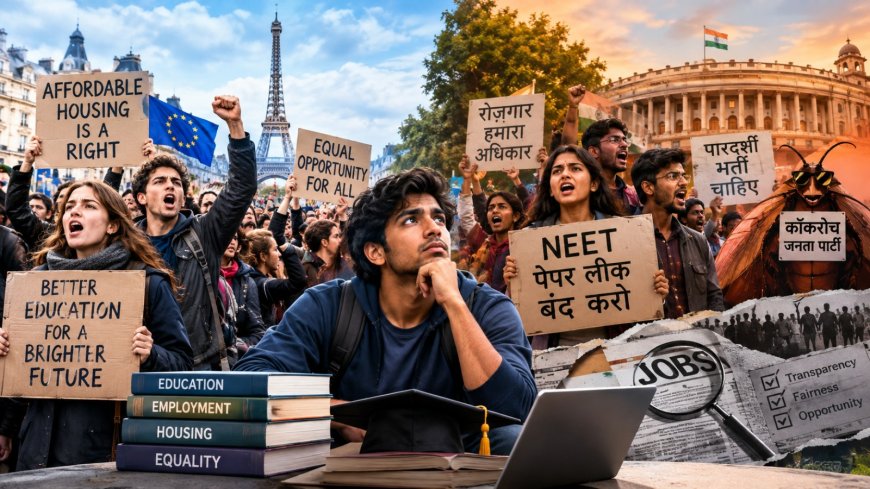 पश्चिम के युवा बदलाव की लड़ाई लड़ रहे हैं, भारत के कॉकरोच क्या कर रहे हैं?