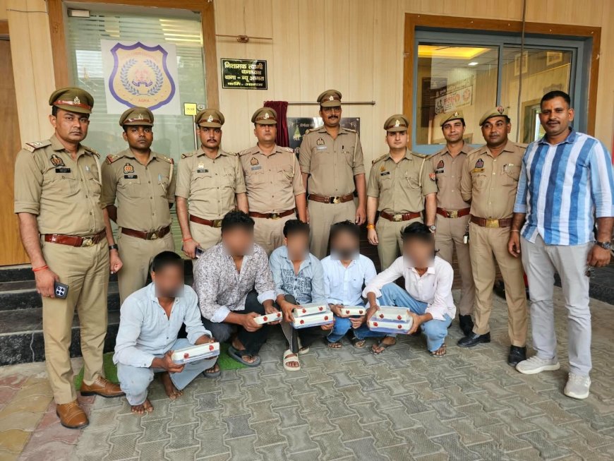 डॉक्टर के क्लीनिक पर लूट करने वाले गैंग का पर्दाफाश, पांच आरोपी गिरफ्तार
