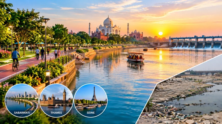 साबरमती से लेकर टेम्स और सीन तक, दुनिया ने नदियों को संवारा- यमुना के लिए आगरा कब जागेगा?