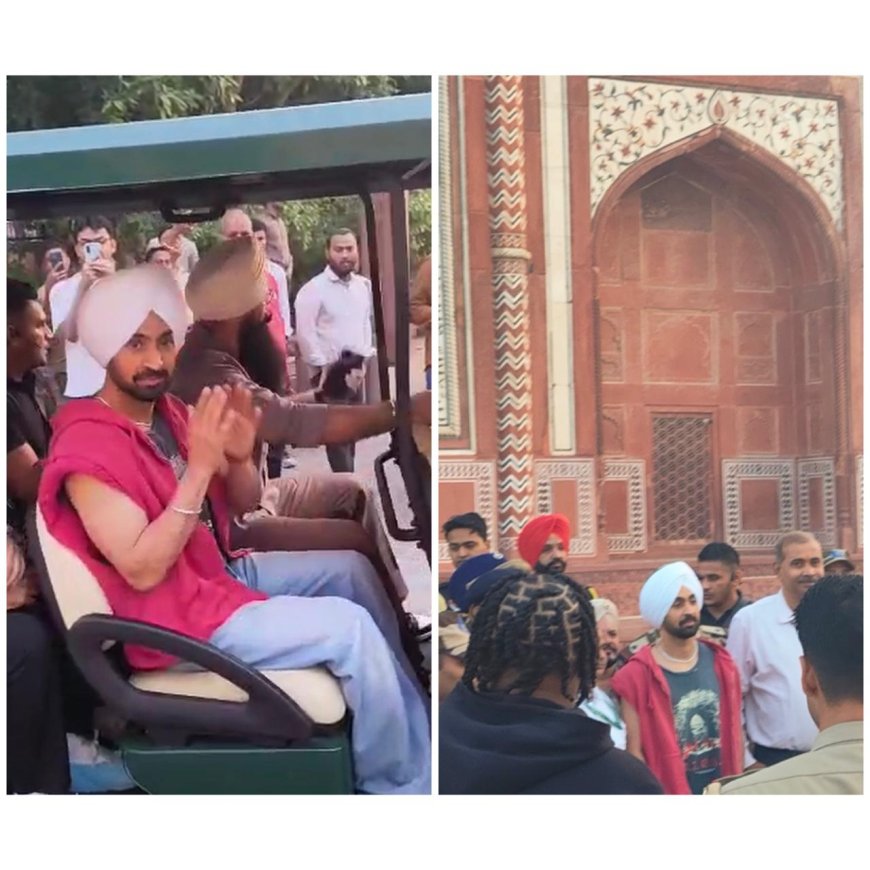 ताज की खूबसूरती पर अभिनेता दिलजीत दोसांझ फिदा, एक झलक को बेताब रहे फैंस